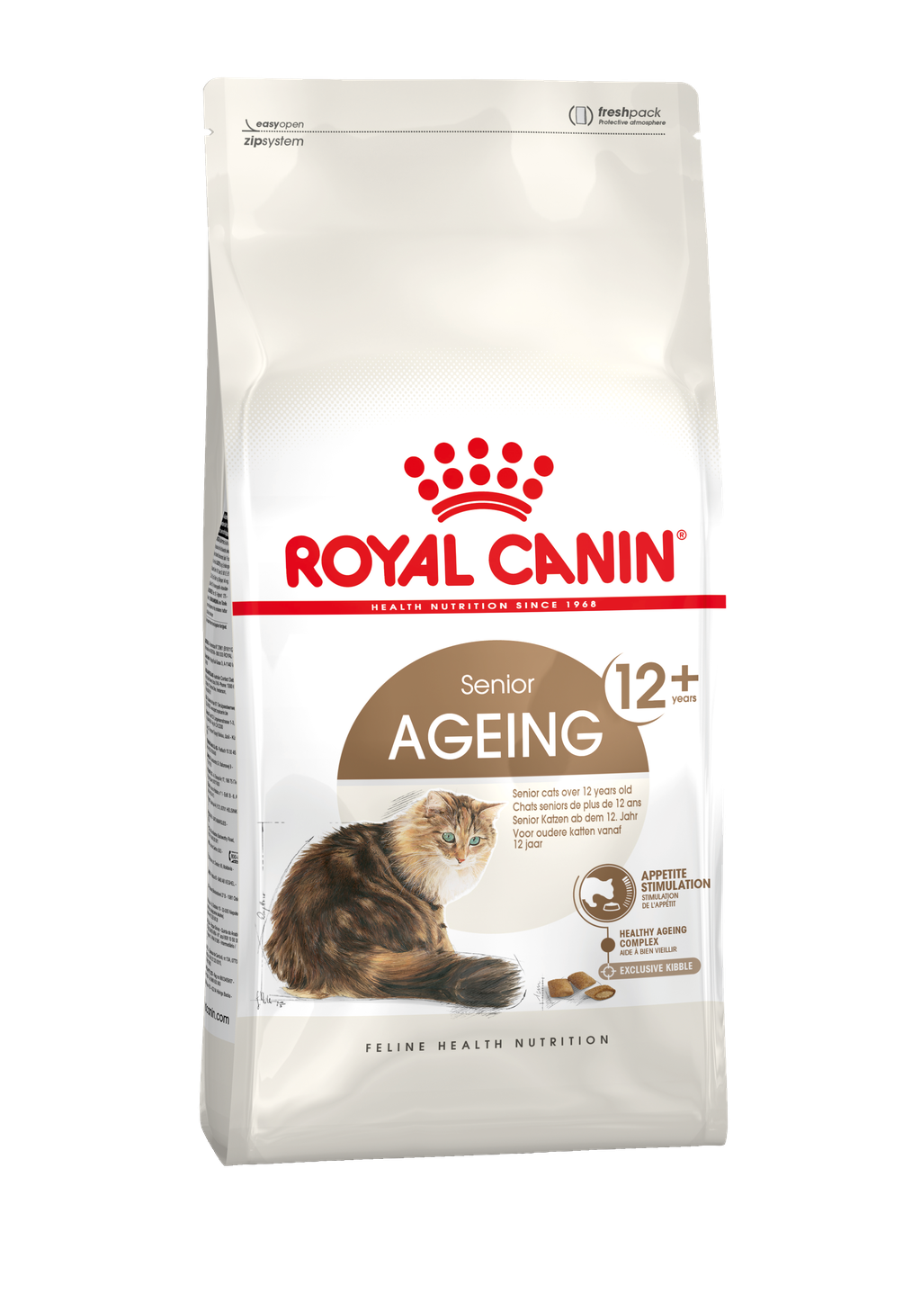 zak Worstelen isolatie Ageing 12+: aangepaste voeding voor uw kat - Voeding - ROYAL CANIN©